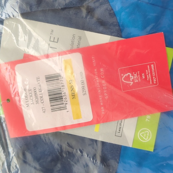 Spyder Lodge Jacket, Collegiate - M - Picture 8 of 8